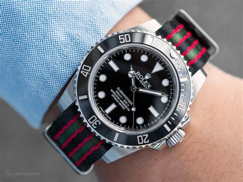 rolex gmt master nato strap|rolex submariner with nato strap.